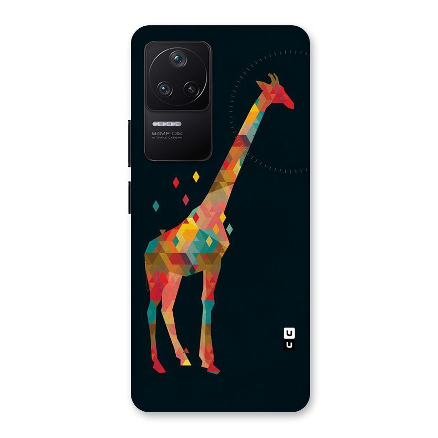Colored Giraffe Back Case for Poco F4 5G