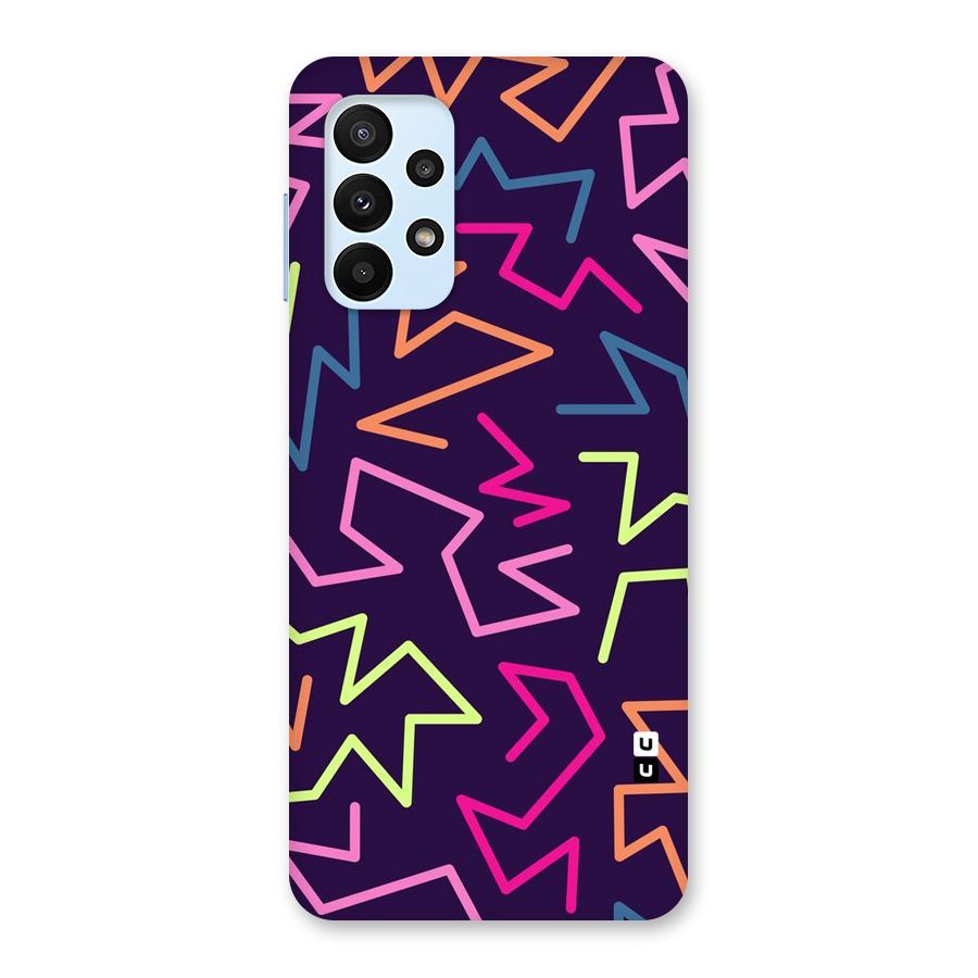 Colored Lines Back Case for Galaxy A23
