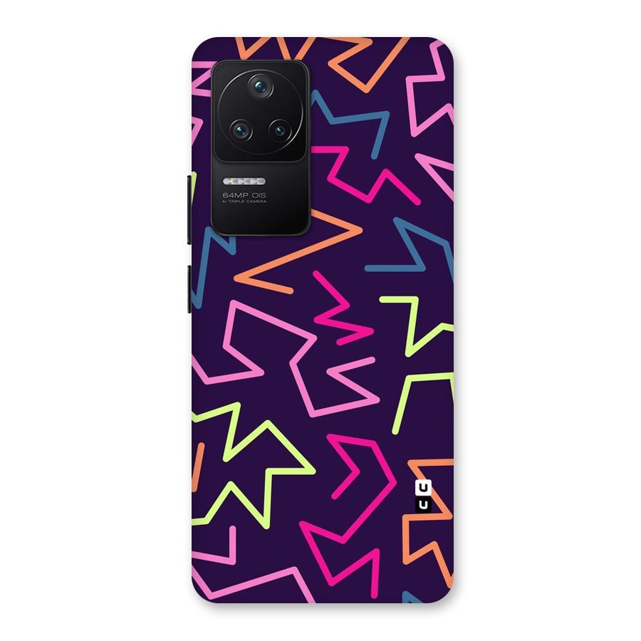 Colored Lines Back Case for Poco F4 5G