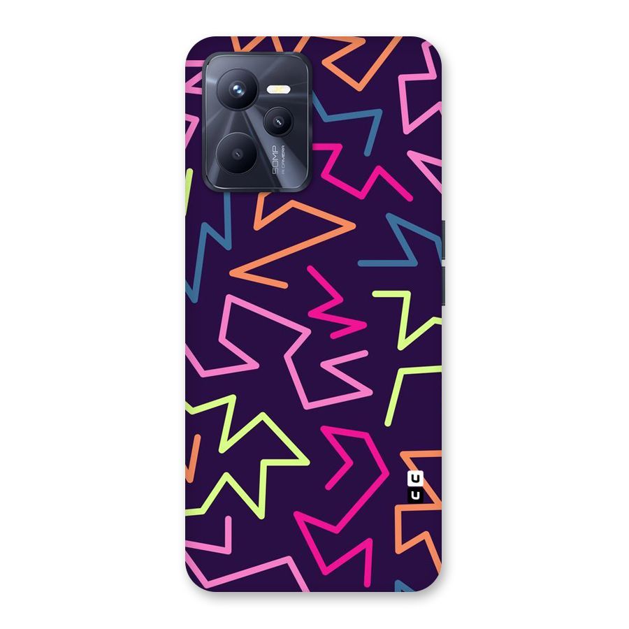 Colored Lines Back Case for Realme C35