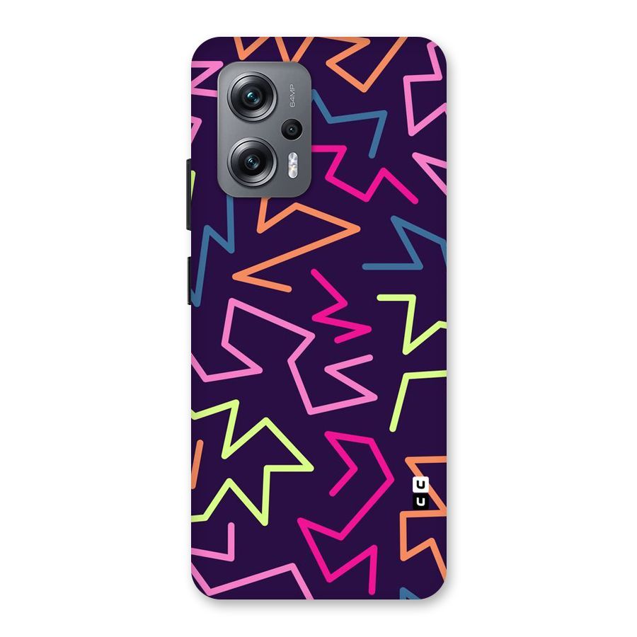 Colored Lines Back Case for Redmi K50i