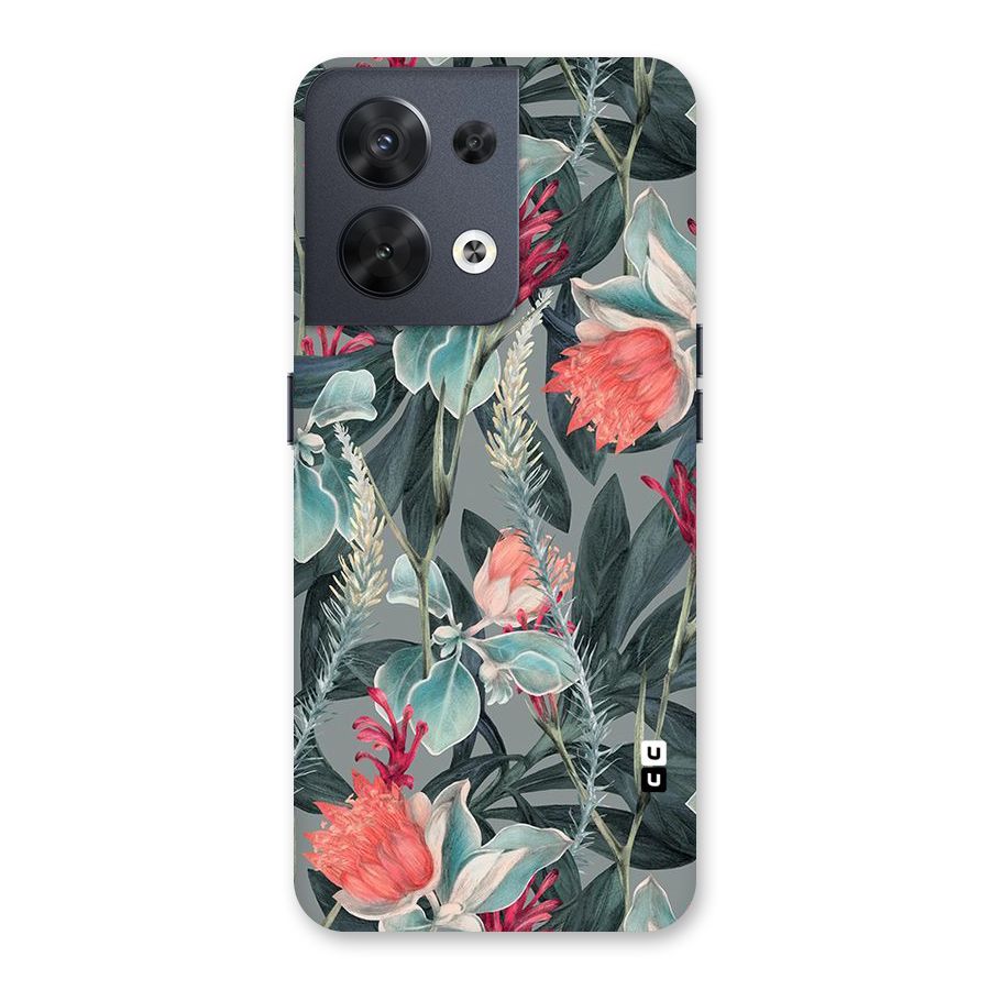 Colored Petals Back Case for Oppo Reno8 5G