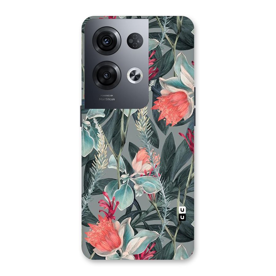 Colored Petals Back Case for Oppo Reno8 Pro 5G
