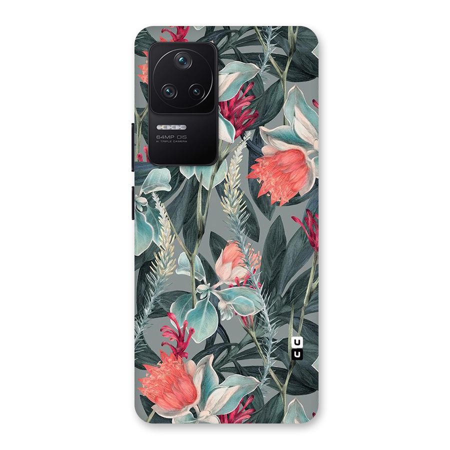 Colored Petals Back Case for Poco F4 5G