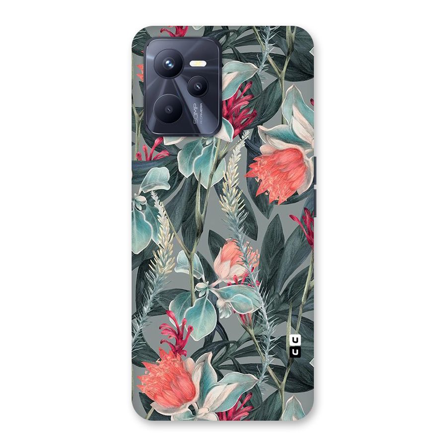 Colored Petals Back Case for Realme C35