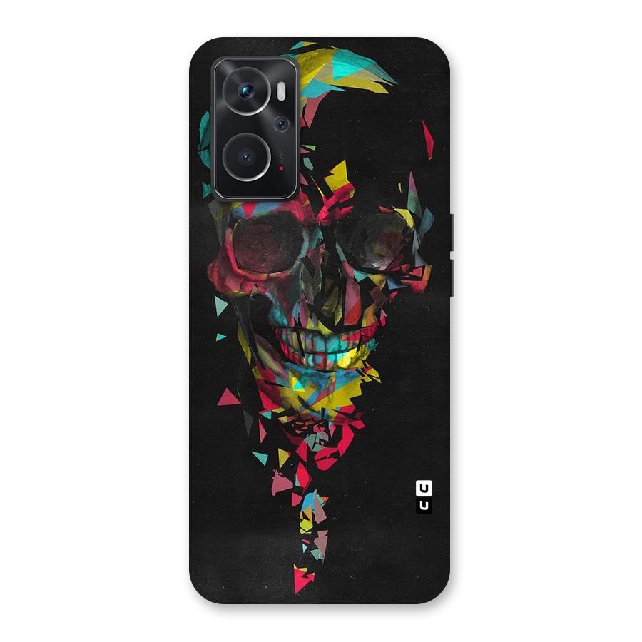 Colored Skull Shred Back Case for Oppo K10 4G
