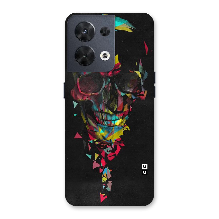Colored Skull Shred Back Case for Oppo Reno8 5G