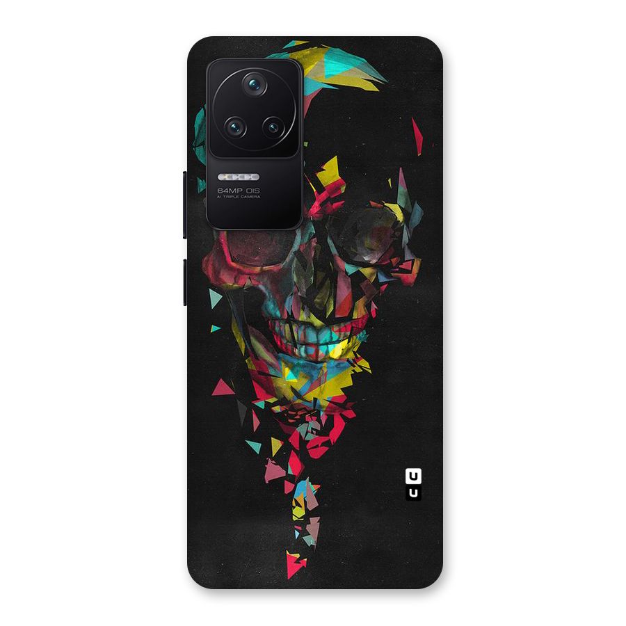 Colored Skull Shred Back Case for Poco F4 5G