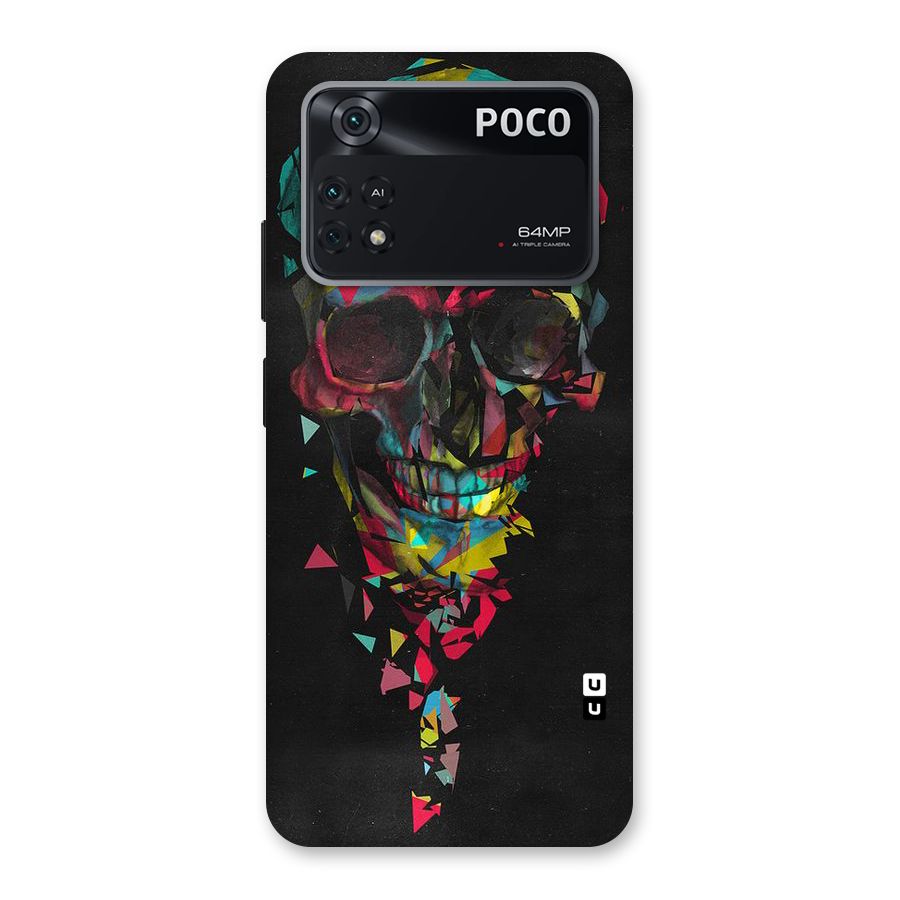 Colored Skull Shred Back Case for Poco M4 Pro 4G
