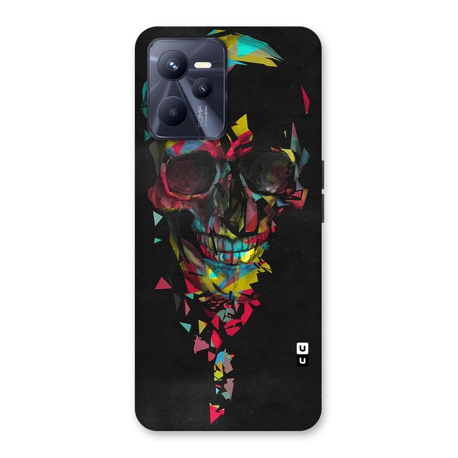 Colored Skull Shred Back Case for Realme C35