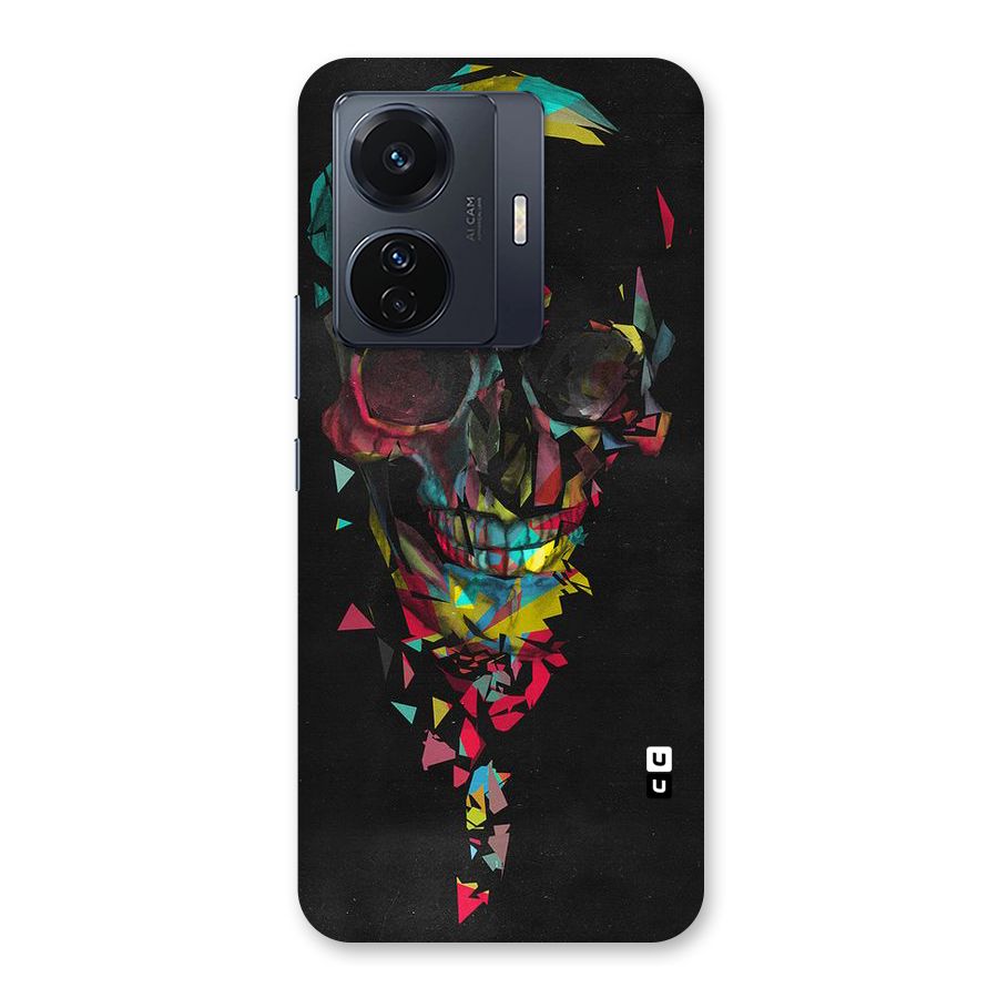 Colored Skull Shred Back Case for Vivo T1 Pro