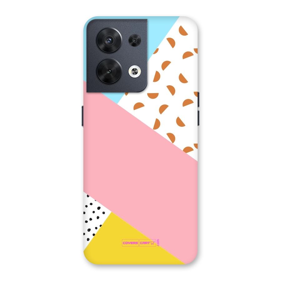 Colorful Abstract Back Case for Oppo Reno8 5G