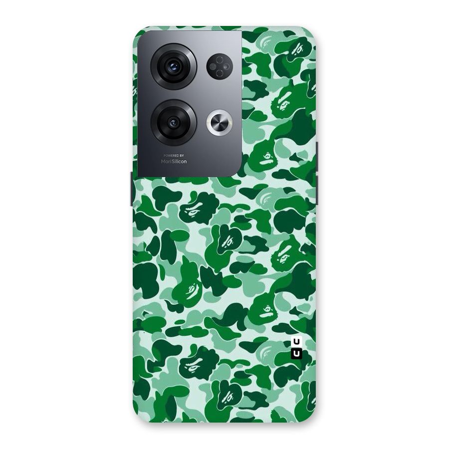 Colorful Camouflage Back Case for Oppo Reno8 Pro 5G