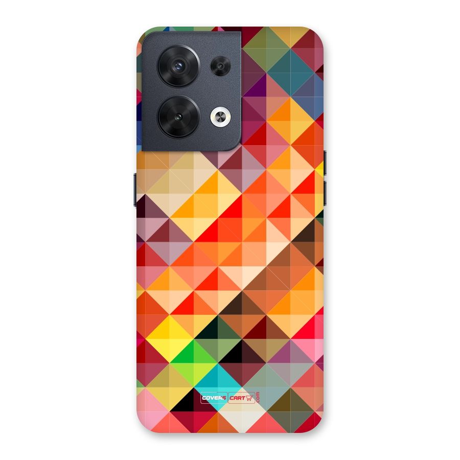 Colorful Cubes Back Case for Oppo Reno8 5G