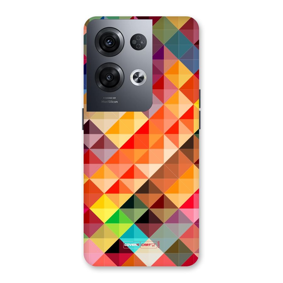 Colorful Cubes Back Case for Oppo Reno8 Pro 5G