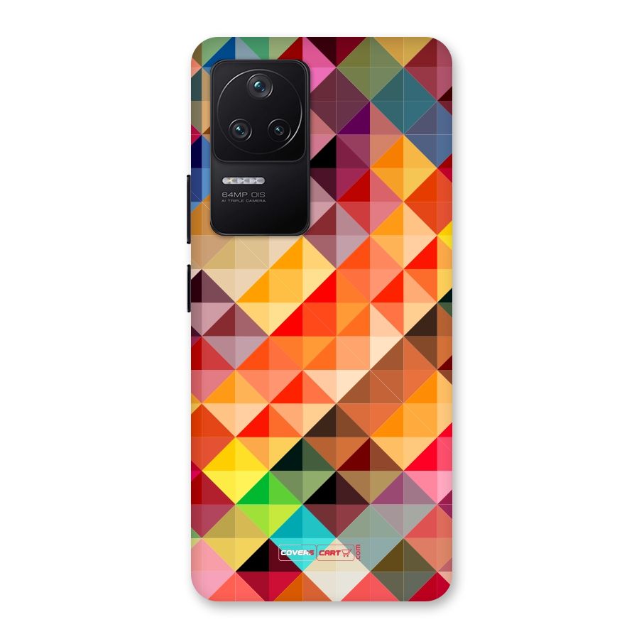 Colorful Cubes Back Case for Poco F4 5G