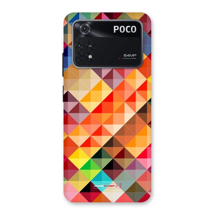 Colorful Cubes Back Case for Poco M4 Pro 4G