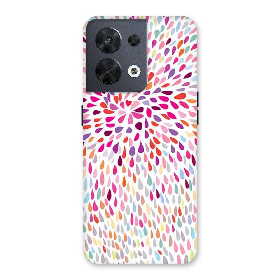 Colorful Decorative Pattern Back Case for Oppo Reno8 5G