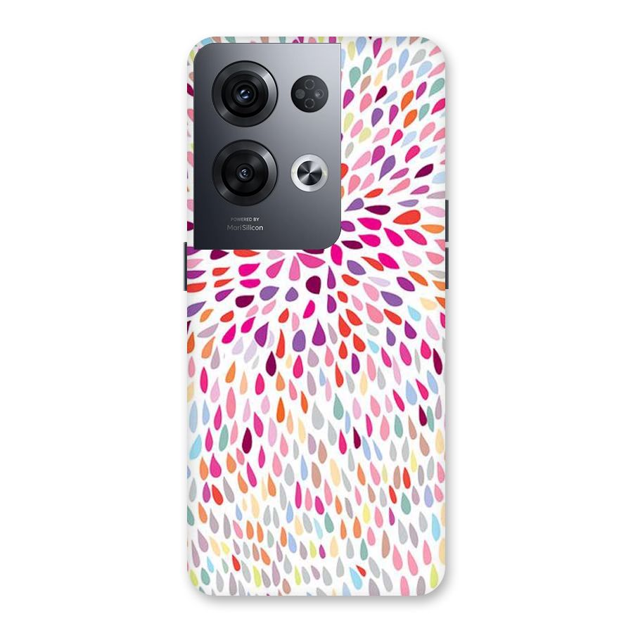 Colorful Decorative Pattern Back Case for Oppo Reno8 Pro 5G