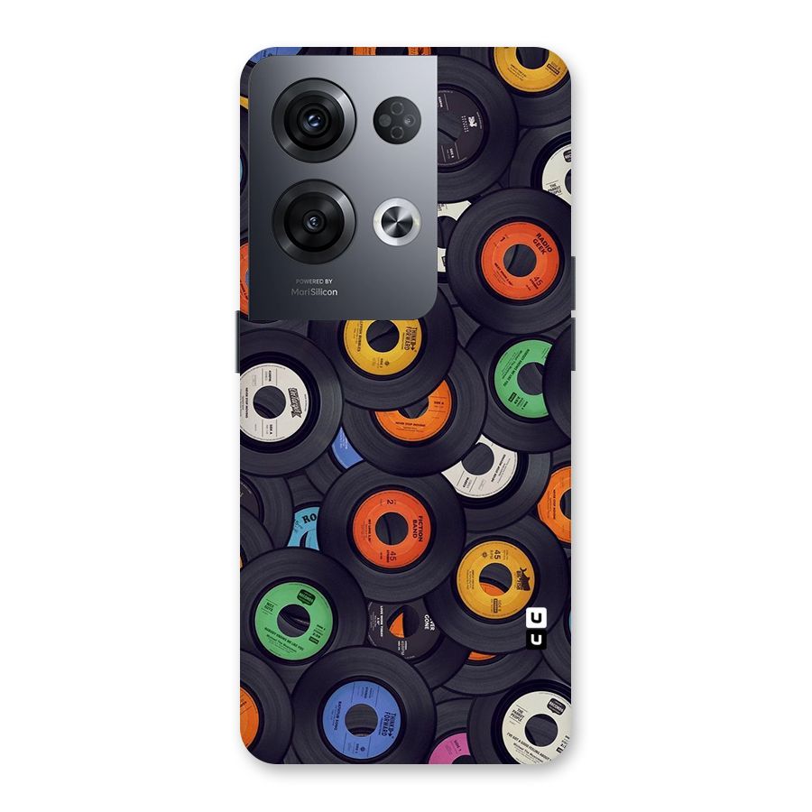 Colorful Disks Back Case for Oppo Reno8 Pro 5G