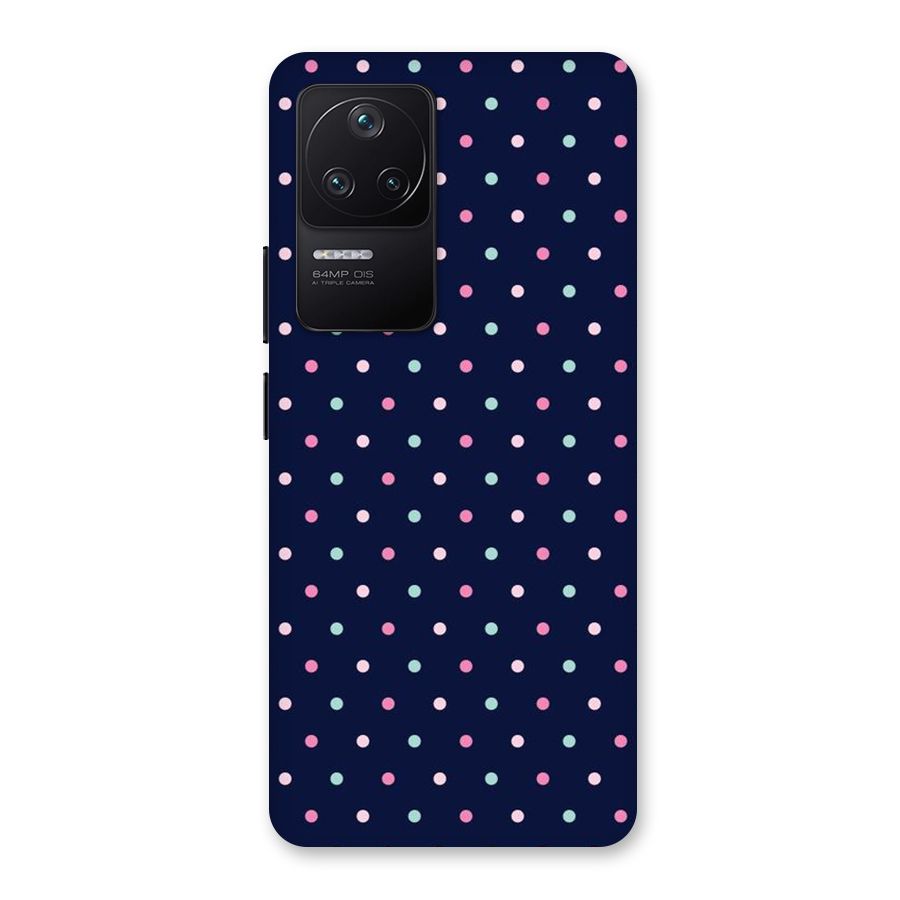 Colorful Dots Pattern Back Case for Poco F4 5G