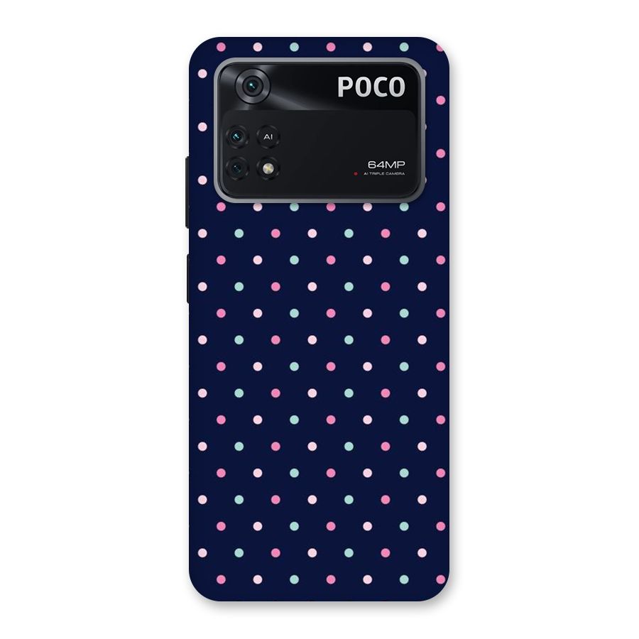 Colorful Dots Pattern Back Case for Poco M4 Pro 4G
