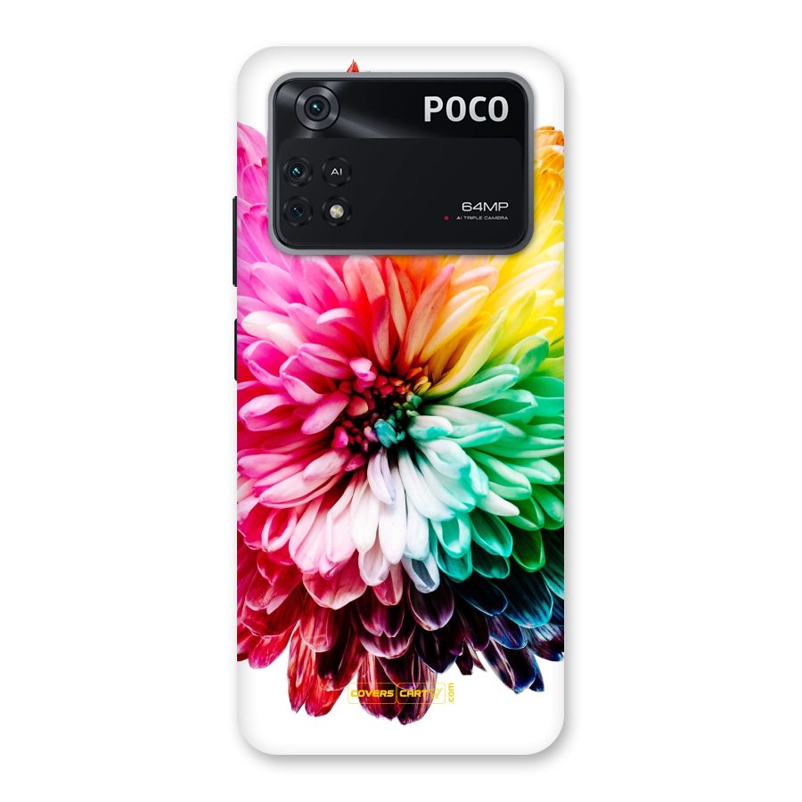 Colorful Flower Back Case for Poco M4 Pro 4G