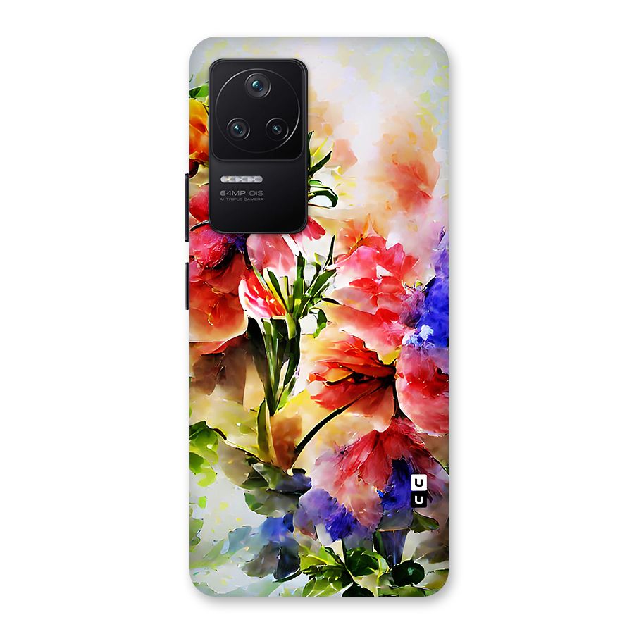 Colorful Flowers Fine Art Back Case for Poco F4 5G