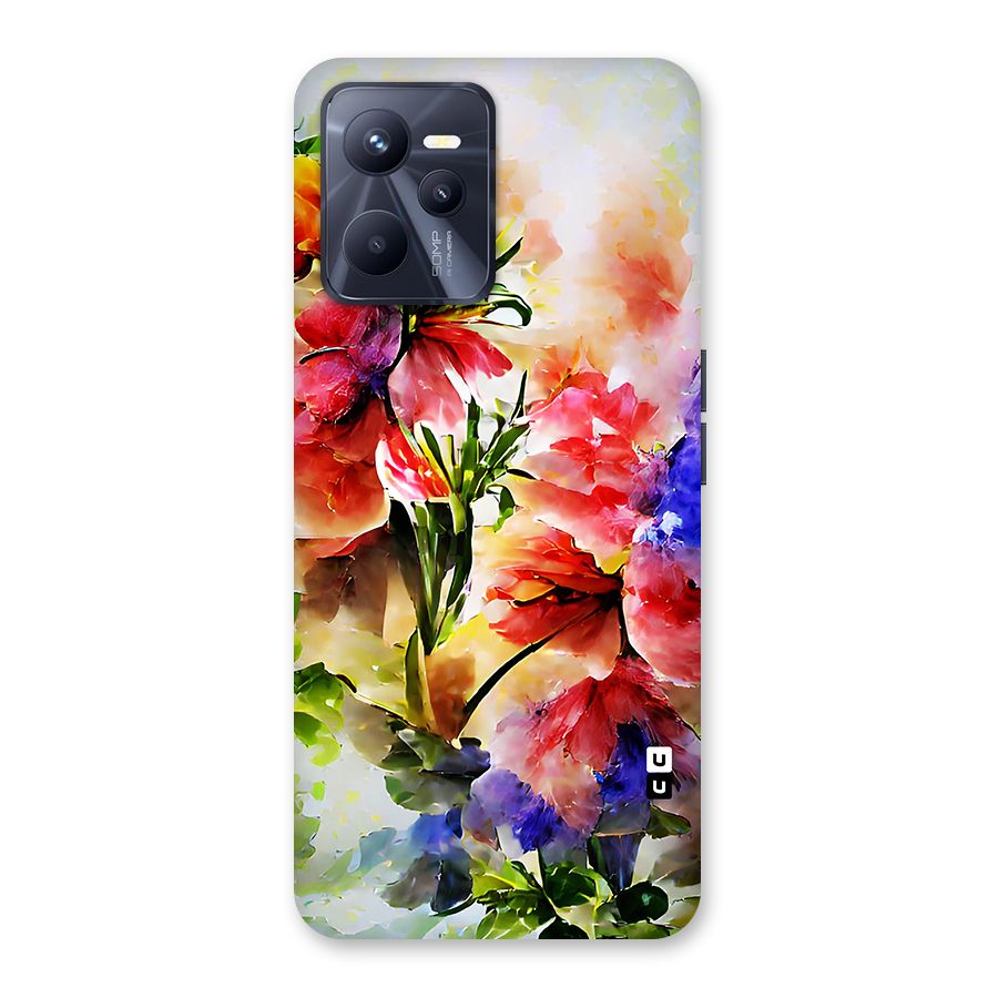 Colorful Flowers Fine Art Back Case for Realme C35