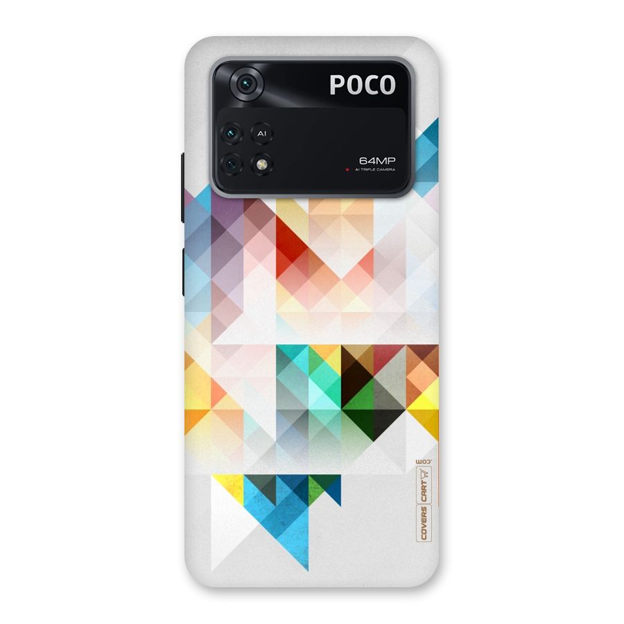 Colorful Geometric Art Back Case for Poco M4 Pro 4G