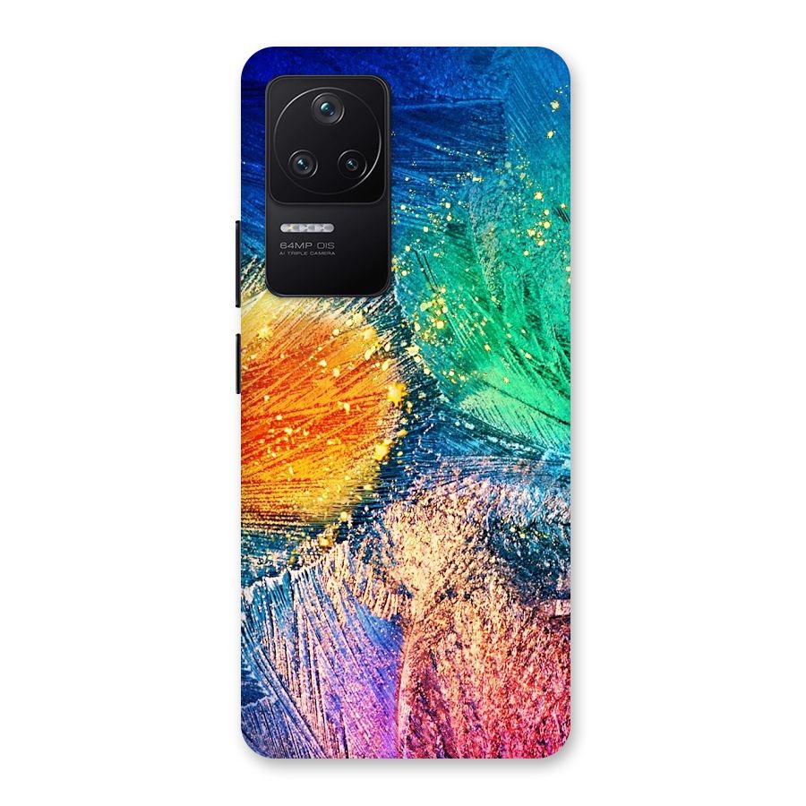 Colorful Leafs Vibrant Back Case for Poco F4 5G