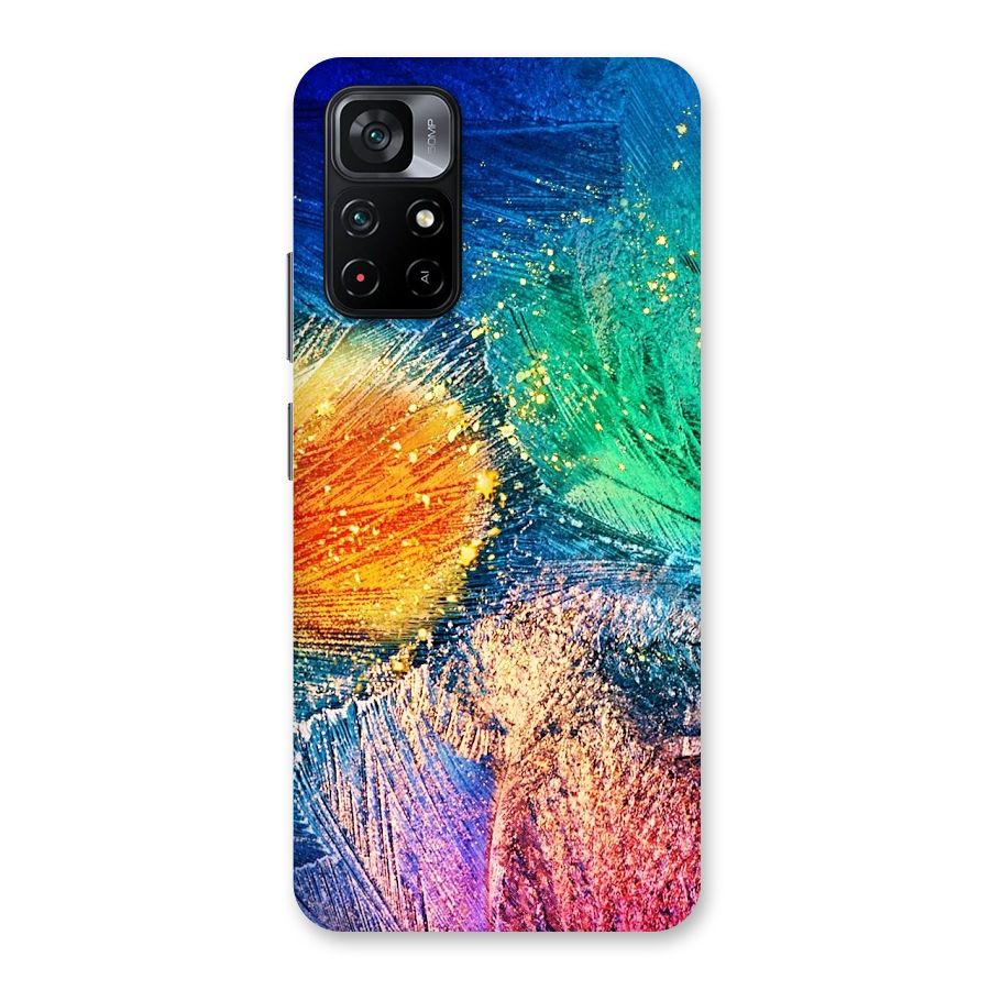 Colorful Leafs Vibrant Back Case for Poco M4 Pro 5G