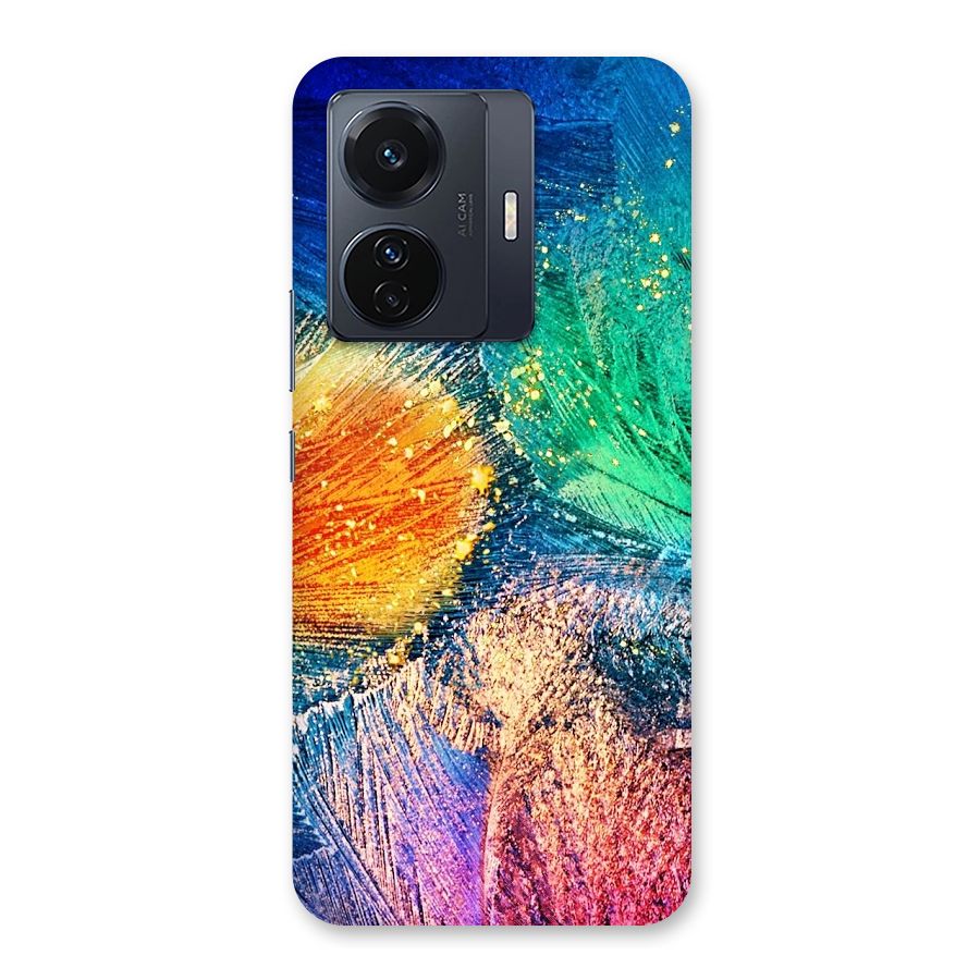 Colorful Leafs Vibrant Back Case for Vivo T1 Pro