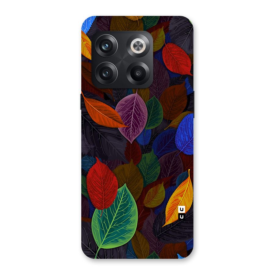 Colorful Leaves Pattern Back Case for OnePlus 10T