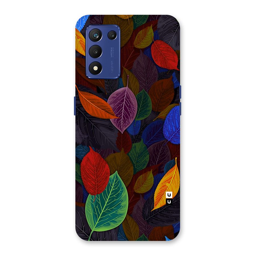 Colorful Leaves Pattern Back Case for Realme 9 5G Speed