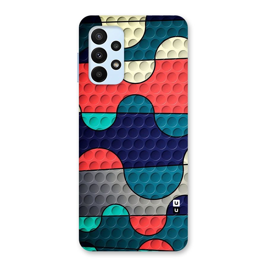 Colorful Puzzle Design Back Case for Galaxy A23