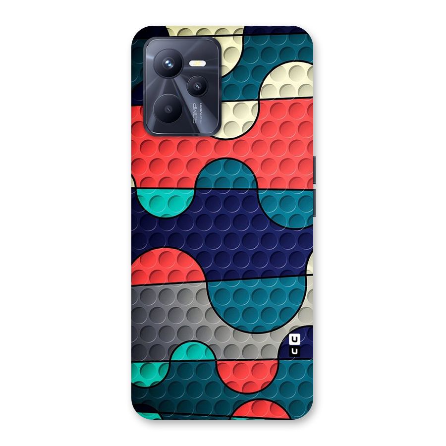 Colorful Puzzle Design Back Case for Realme C35