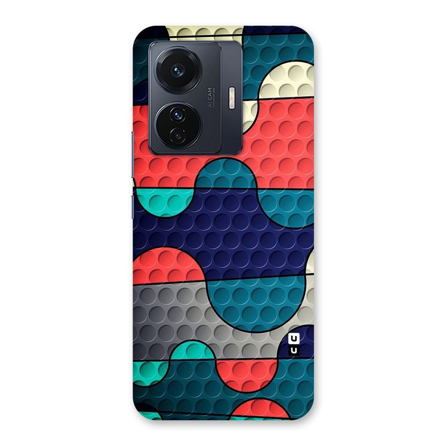 Colorful Puzzle Design Back Case for Vivo T1 Pro