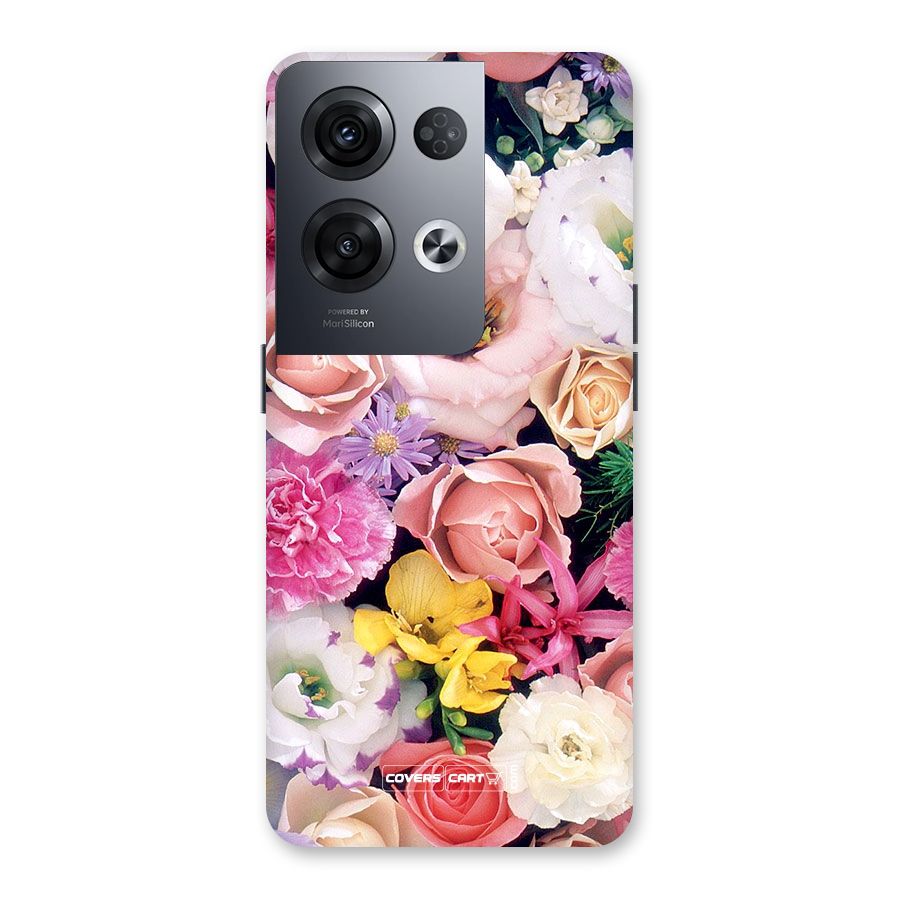 Colorful Roses Back Case for Oppo Reno8 Pro 5G