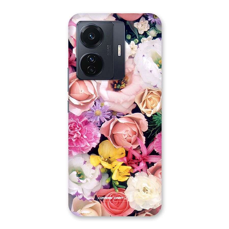 Colorful Roses Back Case for Vivo T1 Pro