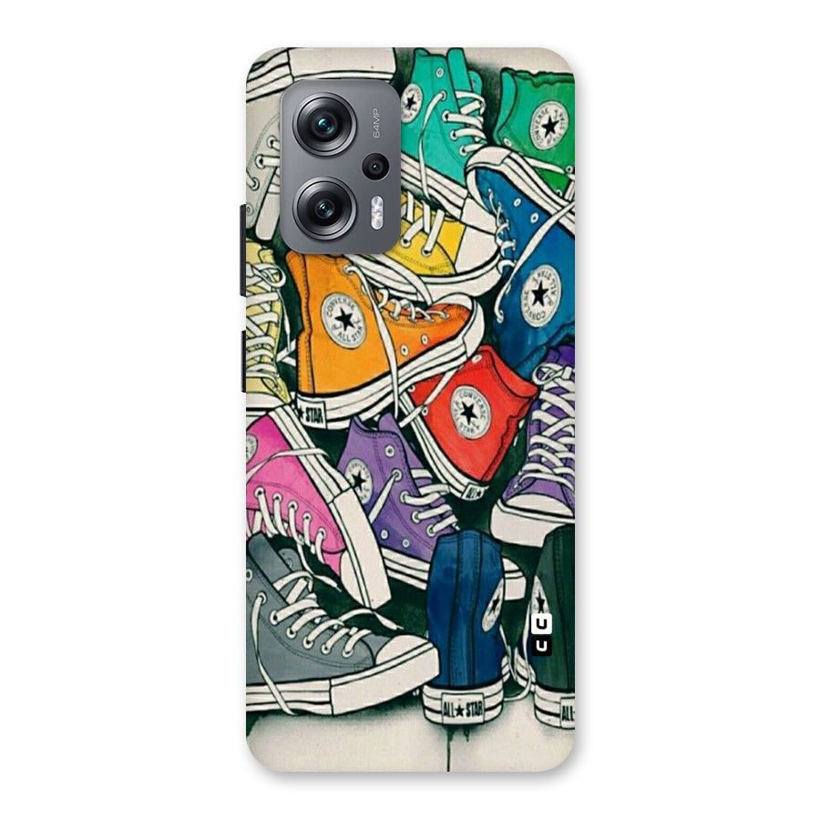 Colorful Shoes Back Case for Redmi K50i