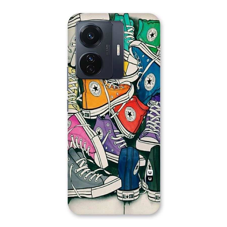 Colorful Shoes Back Case for Vivo T1 Pro