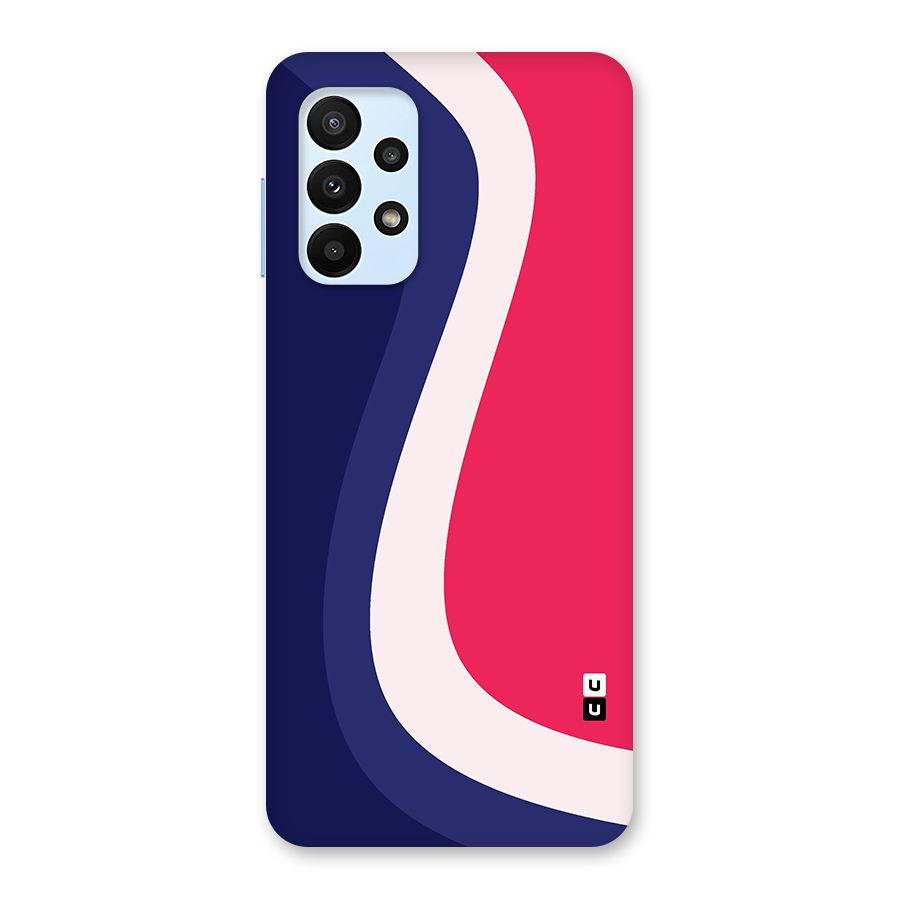 Colorful Wavy Print Back Case for Galaxy A23