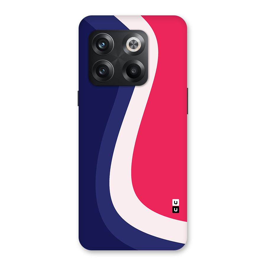 Colorful Wavy Print Back Case for OnePlus 10T