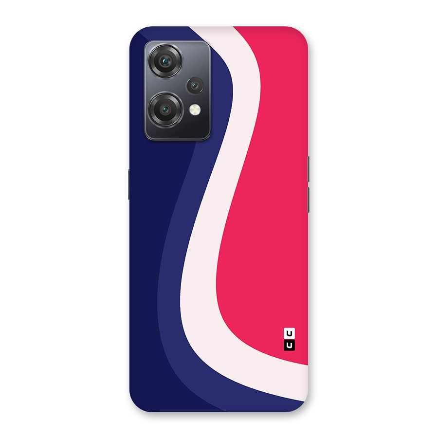 Colorful Wavy Print Back Case for OnePlus Nord CE 2 Lite 5G