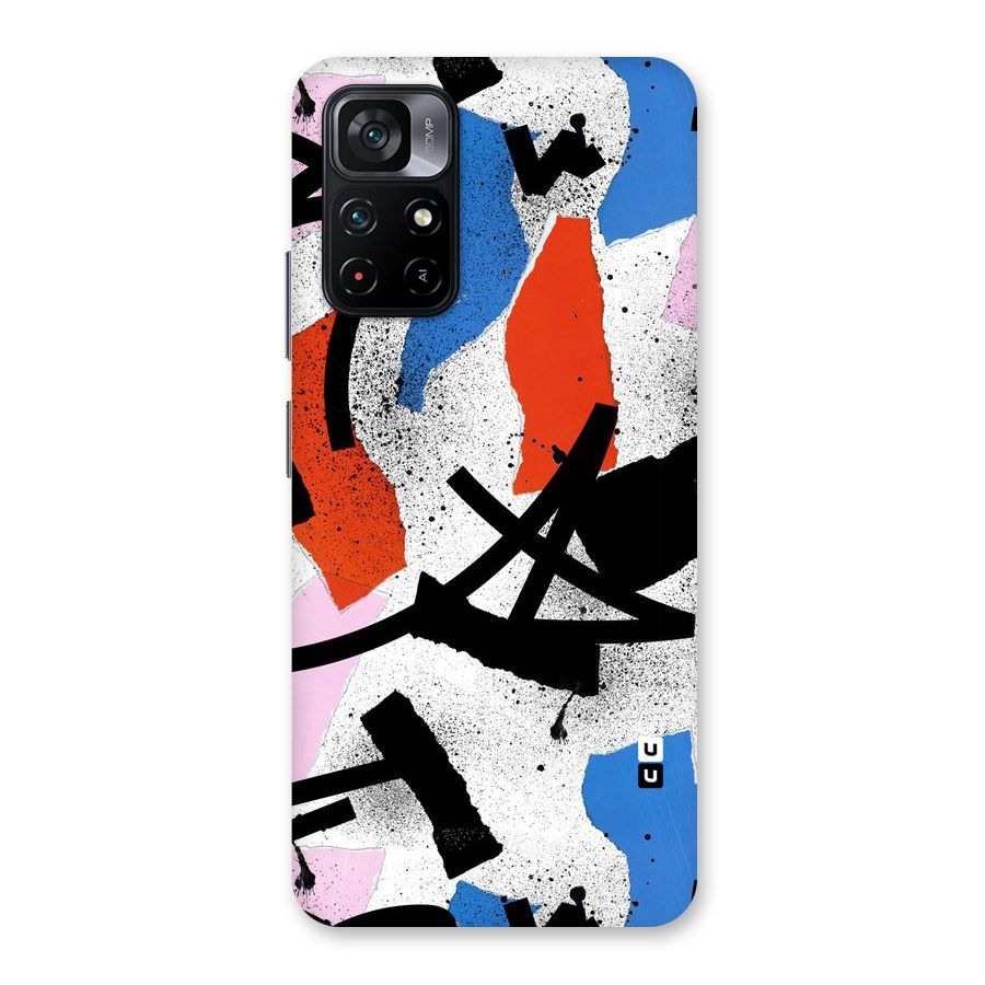 Coloured Abstract Art Back Case for Poco M4 Pro 5G