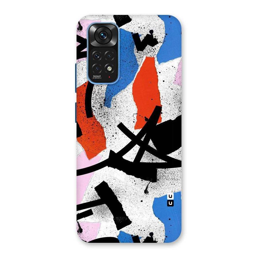 Coloured Abstract Art Back Case for Redmi Note 11S