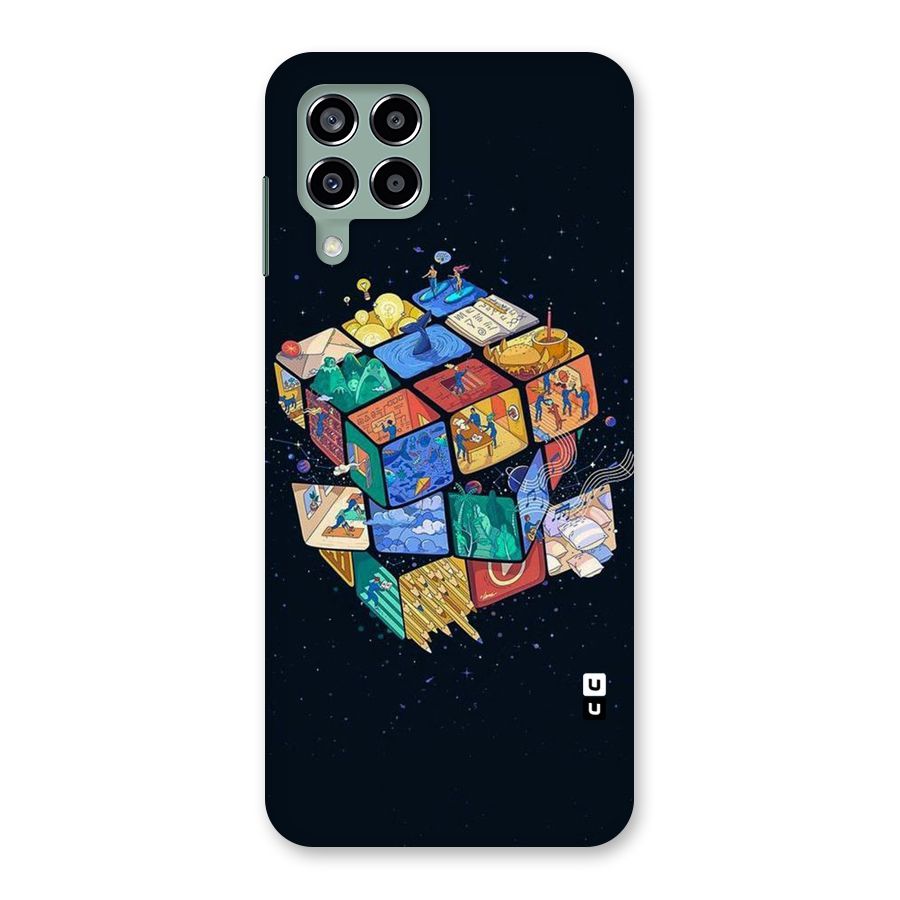 Coloured Rubic Back Case for Galaxy M33