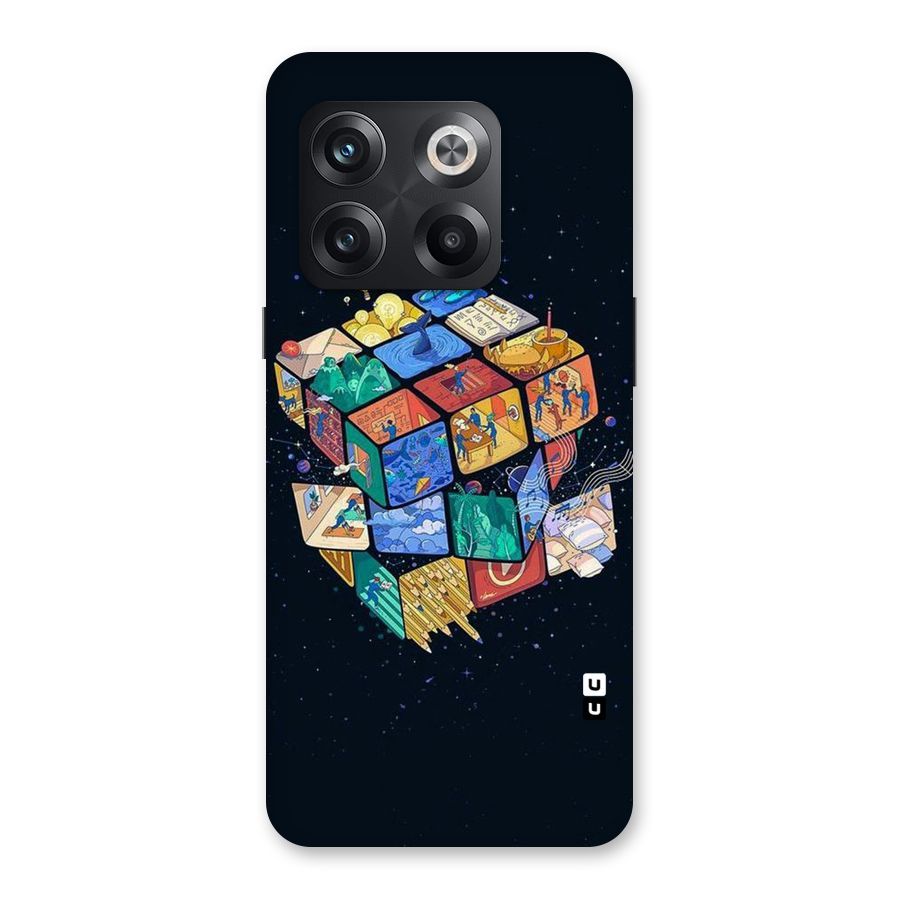 Coloured Rubic Back Case for OnePlus 10T