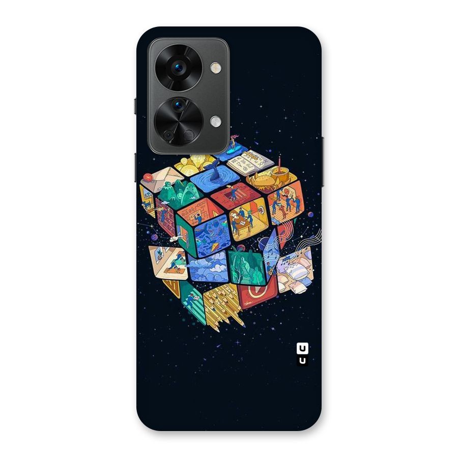 Coloured Rubic Back Case for OnePlus Nord 2T
